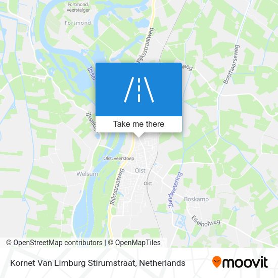 Kornet Van Limburg Stirumstraat map