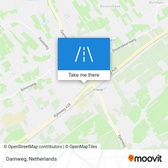 Damweg map