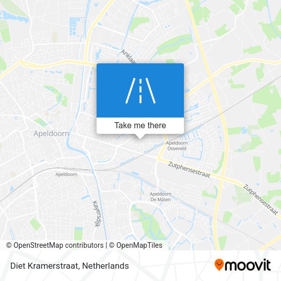 Diet Kramerstraat map