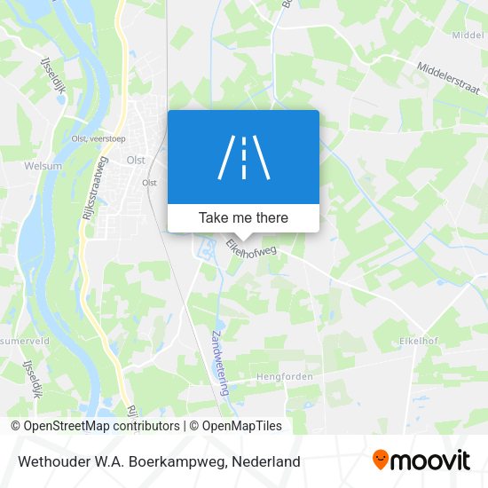 Wethouder W.A. Boerkampweg map