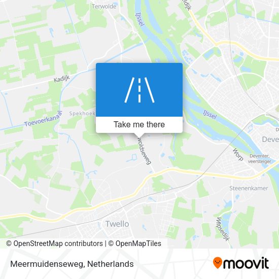 Meermuidenseweg map