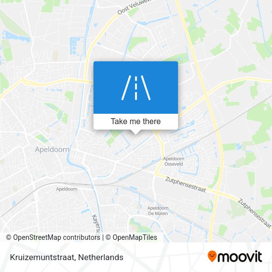 Kruizemuntstraat map