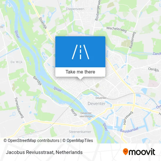 Jacobus Reviusstraat map
