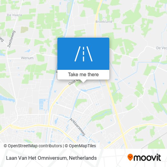 Laan Van Het Omniversum map