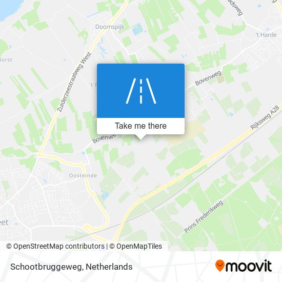 Schootbruggeweg map