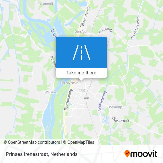 Prinses Irenestraat map