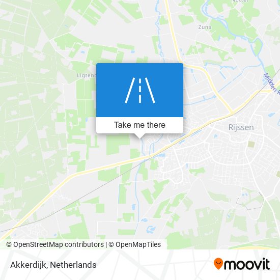 Akkerdijk Karte