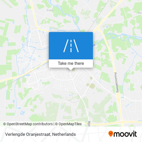 Verlengde Oranjestraat map