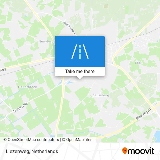 Liezenweg map