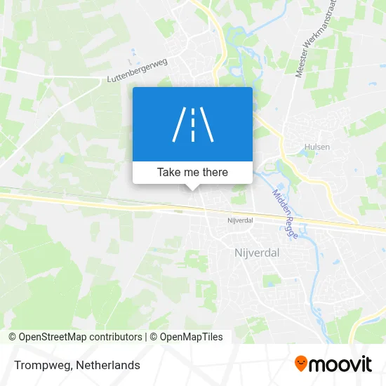 Trompweg map