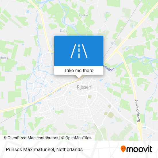 Prinses Máximatunnel map