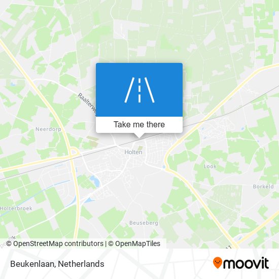 Beukenlaan map