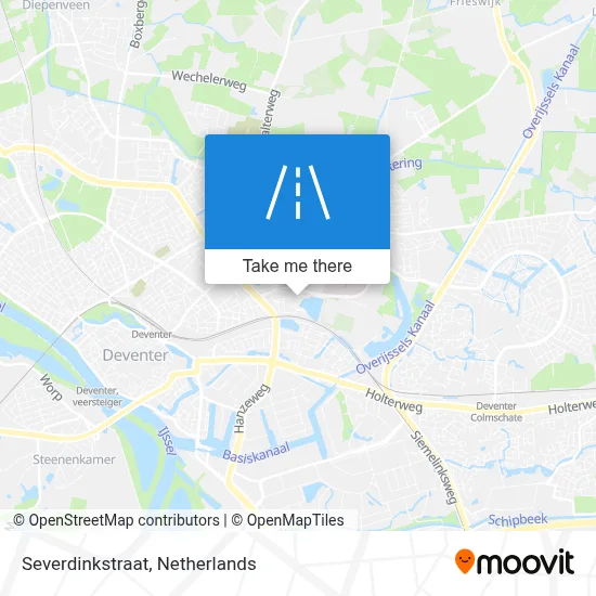 Severdinkstraat map