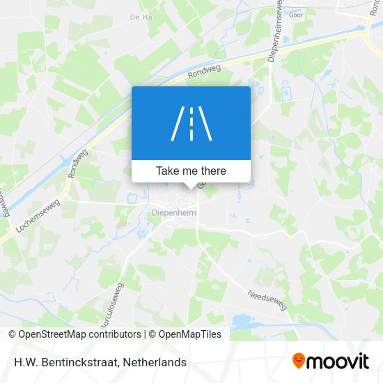 H.W. Bentinckstraat map