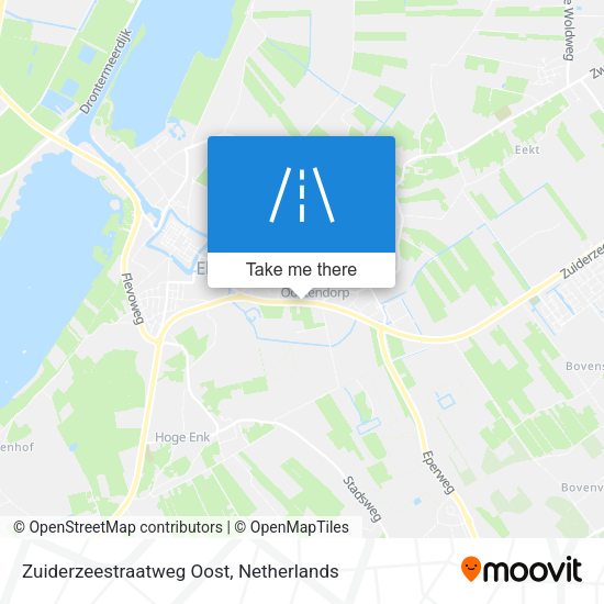Zuiderzeestraatweg Oost map