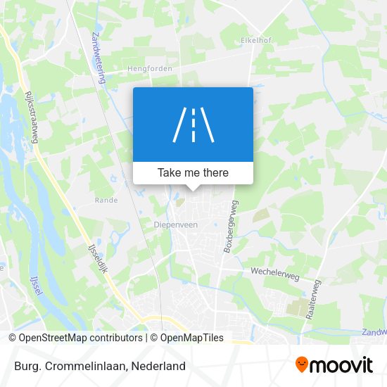 Burg. Crommelinlaan map