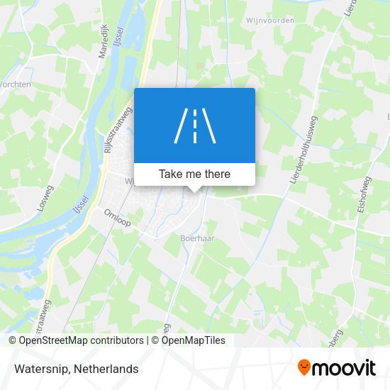 Watersnip map