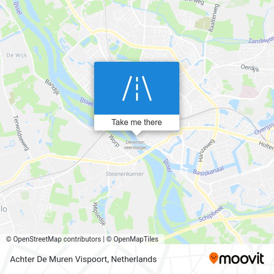 Achter De Muren Vispoort map