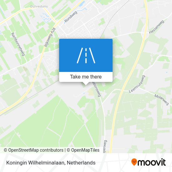 Koningin Wilhelminalaan map