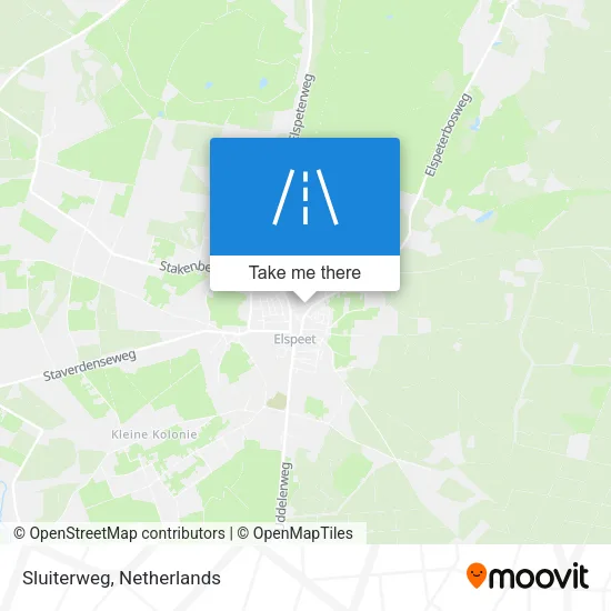 Sluiterweg map