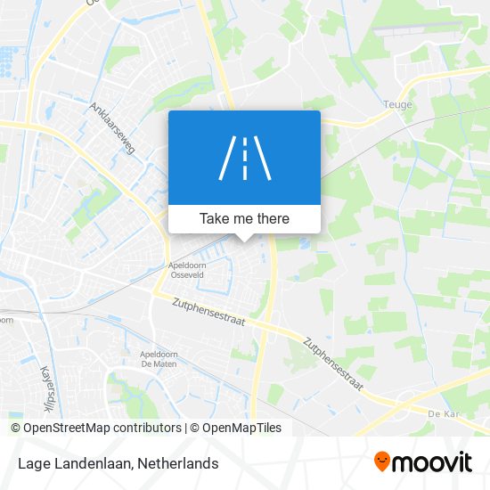 Lage Landenlaan map