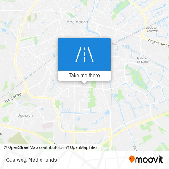 Gaaiweg map