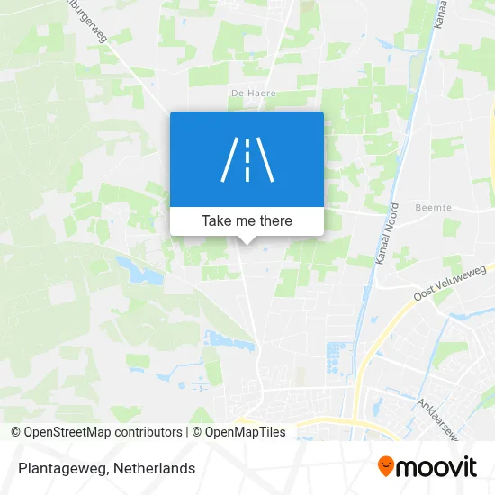 Plantageweg map