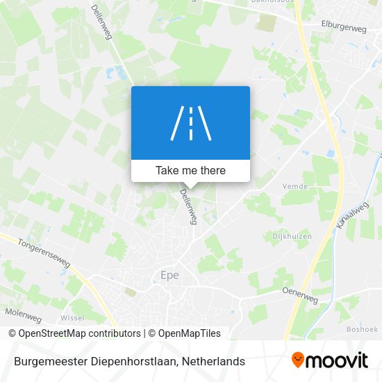 Burgemeester Diepenhorstlaan map