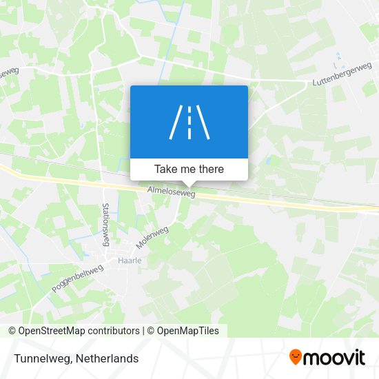 Tunnelweg map