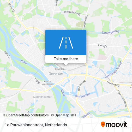 1e Pauwenlandstraat map
