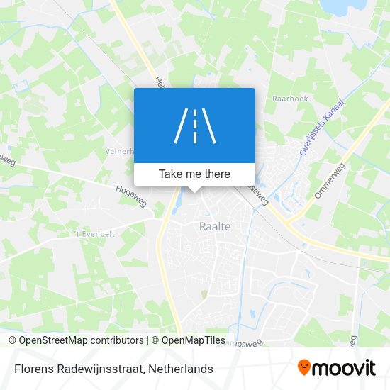 Florens Radewijnsstraat map