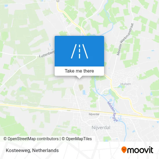 Kosteeweg map