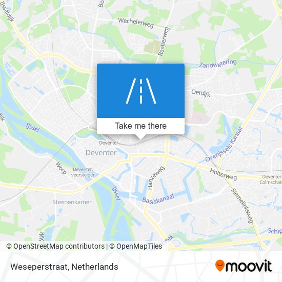 Weseperstraat map