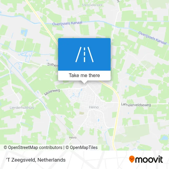 'T Zeegsveld map