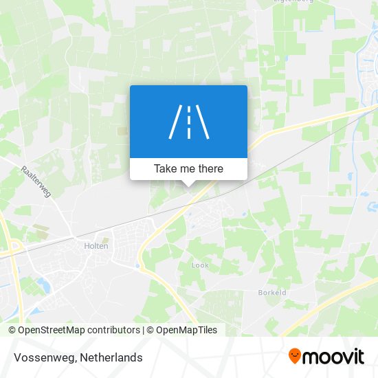 Vossenweg map