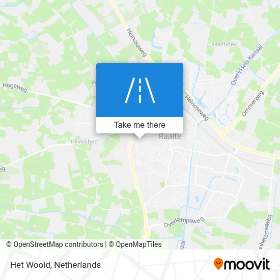 Het Woold map