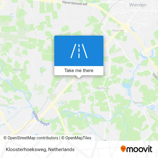 Kloosterhoeksweg map