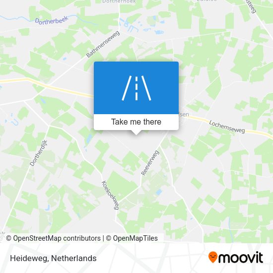 Heideweg map