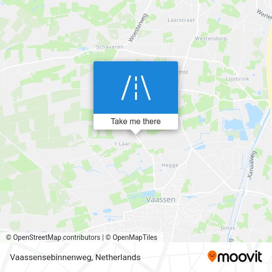 Vaassensebinnenweg map