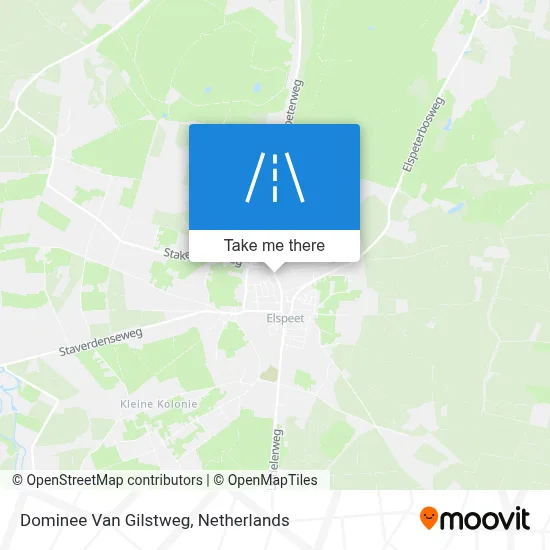 Dominee Van Gilstweg map