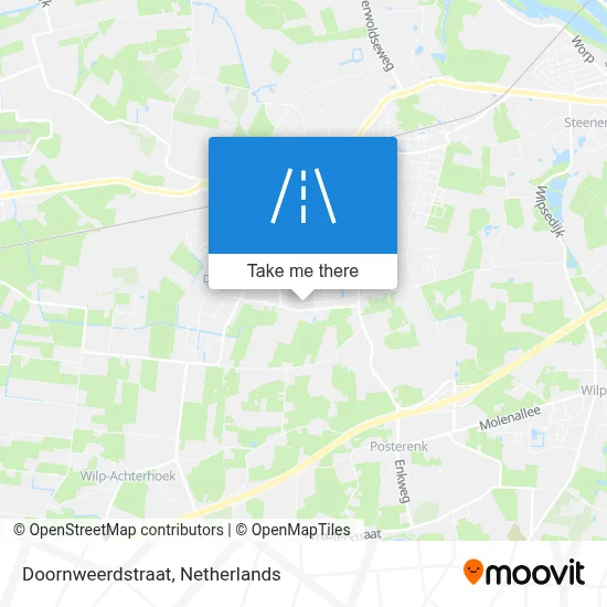 Doornweerdstraat map