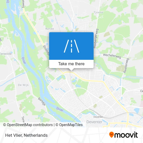 Het Vlier map