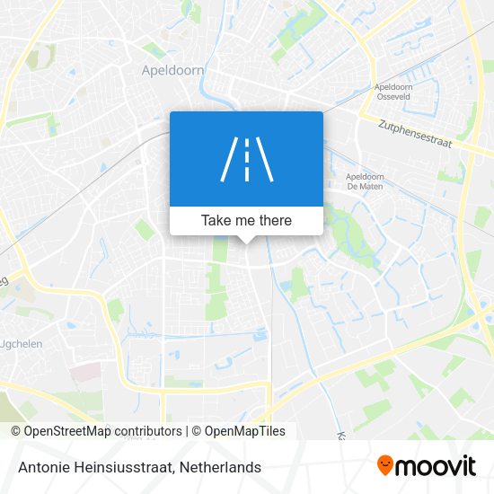 Antonie Heinsiusstraat map