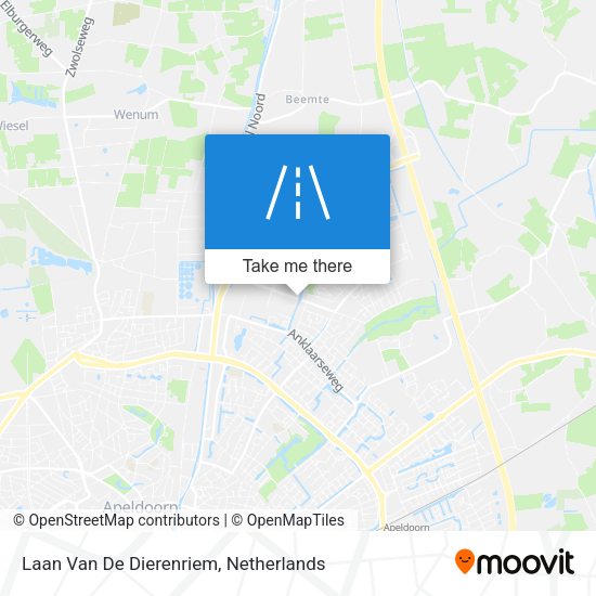 Laan Van De Dierenriem map