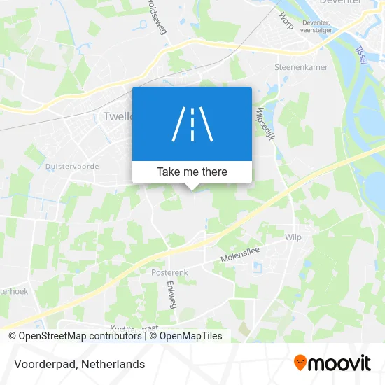 Voorderpad map