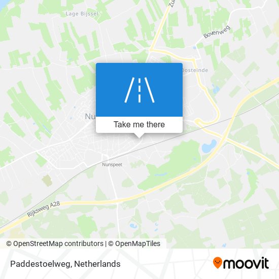 Paddestoelweg map