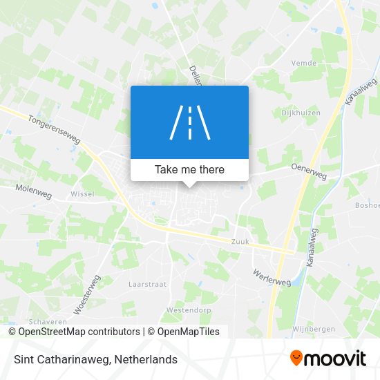Sint Catharinaweg map