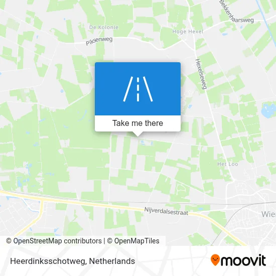 Heerdinksschotweg map