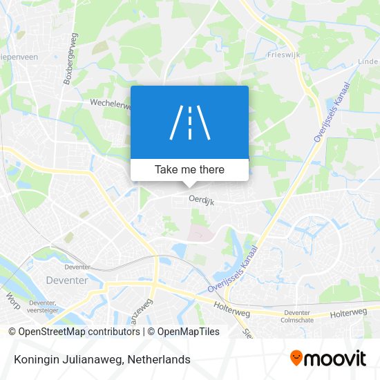 Koningin Julianaweg map