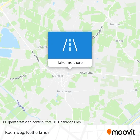 Koemweg map